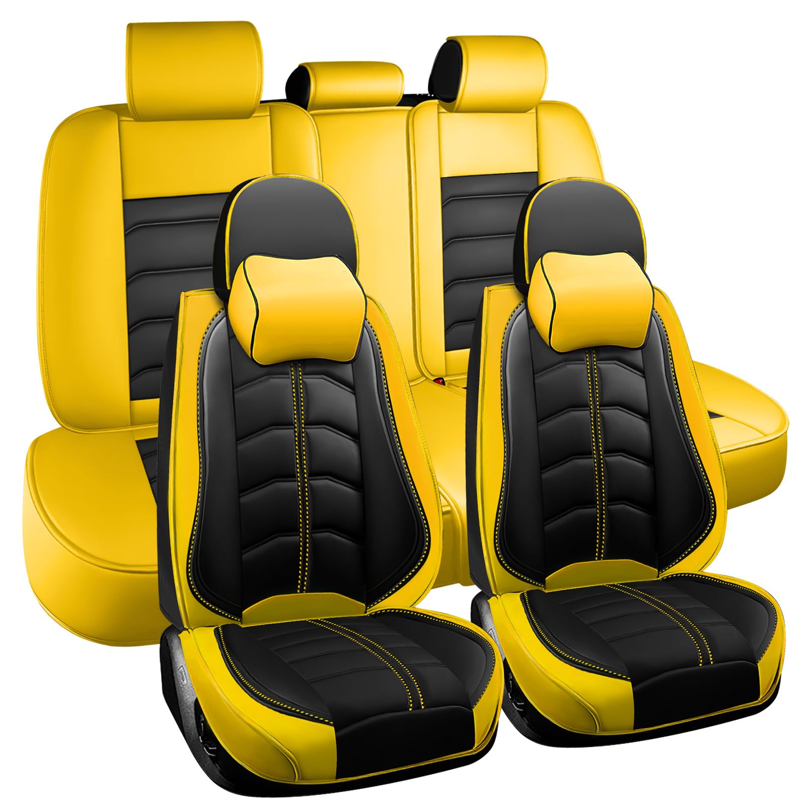 Car Seat Cover for Chevrolet Spark 2013-2022 Durable Wear Resistant Waterproof Seat Cover Breathable No Odor Premium Leather