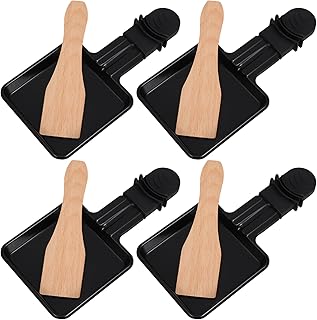 4sets Electric Oven Tray Cheese Baking Melt Top Grilled Warming Pan Nonstick Fry Pan Miniature Cheese