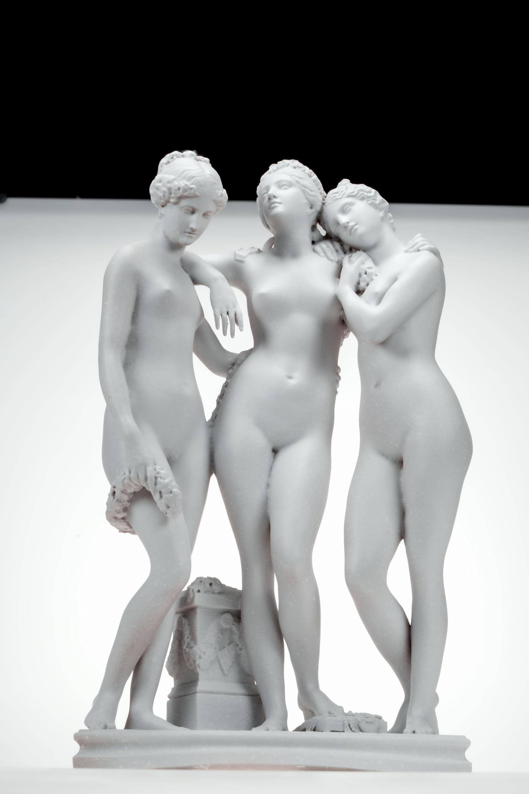 Statue Les 3 Graces 28 cm aux détails sculptés finition premium