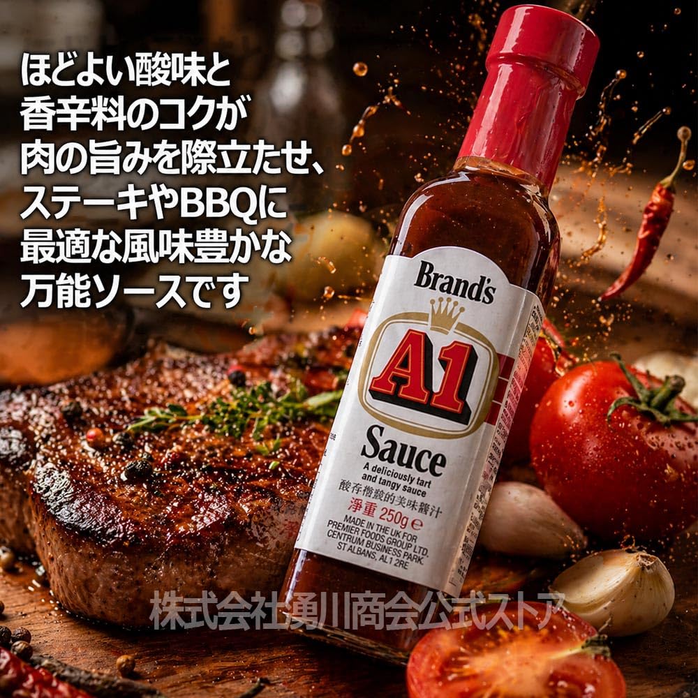 Amazon.co.jp: イギリスBrand社製 A1ソース（エーワンソース） 240g