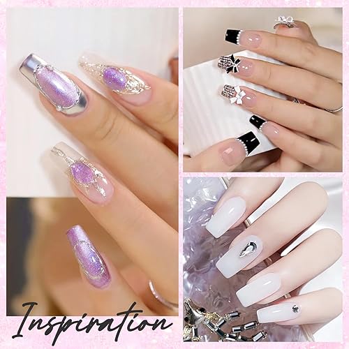 Vista 72 de Makartt - Gel de uñas de polietileno, 1.7 oz (50 ml), constructor, extensión, fortalecedor, gel de color duro, multifuncional, larga duración, fácil