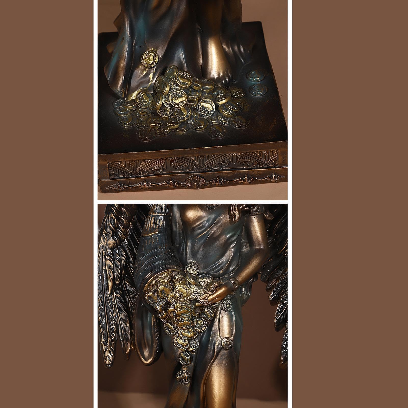 Scultura a forma di corpo femminile, statuetta decorativa in resina, decorazione artistica per scrivania, dea donna, decorazione per la casa, artigianato