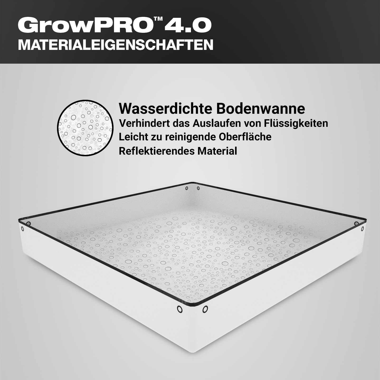 GrowPRO 4.0 XS-E Growbox 120x60x200cm Growzelt Beige