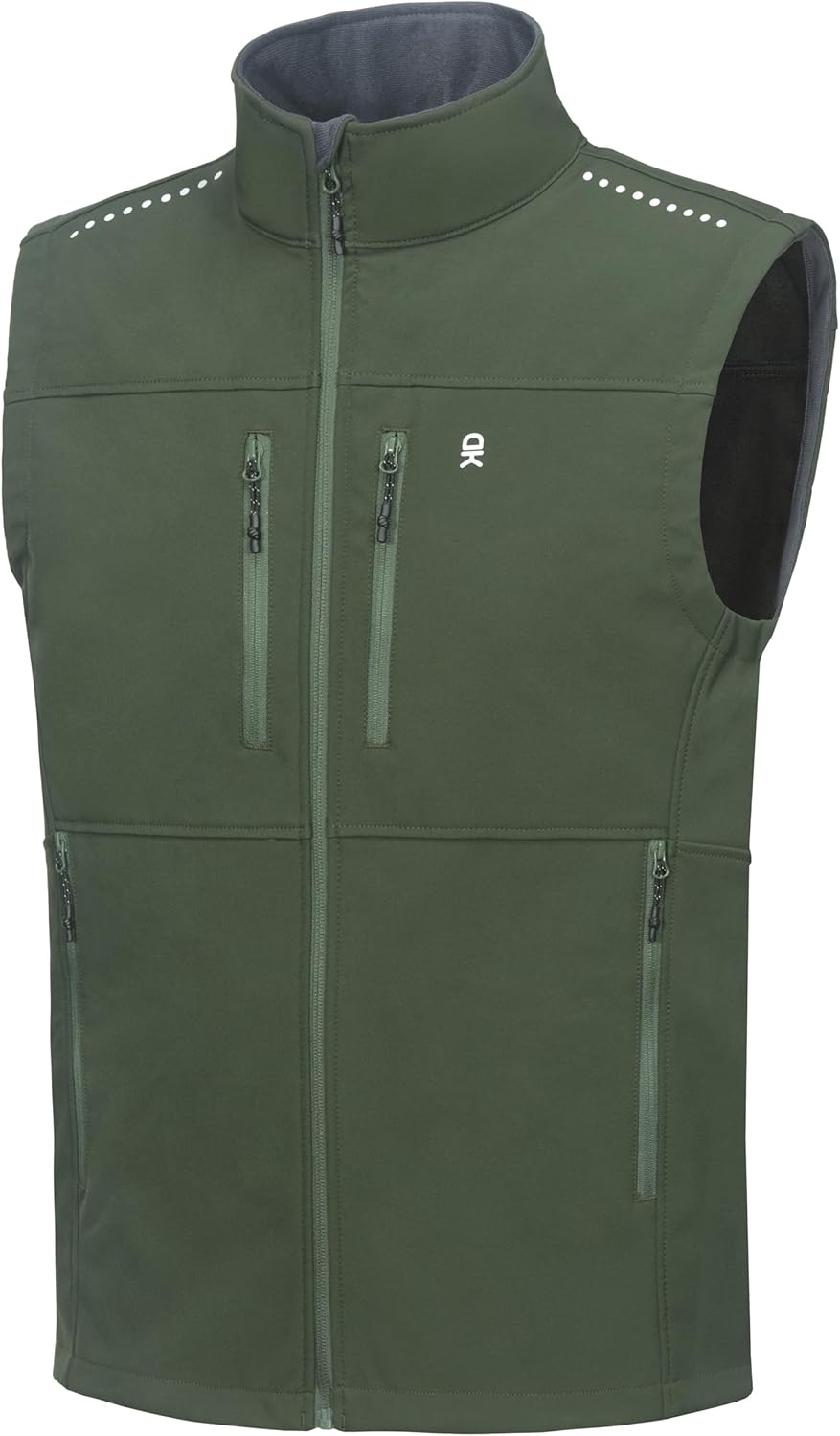 Little Donkey Andy Men's Lightweight Golf Vest Outerwear Warm Fleece Lining Sleeveless Running Casual Hiking Vests