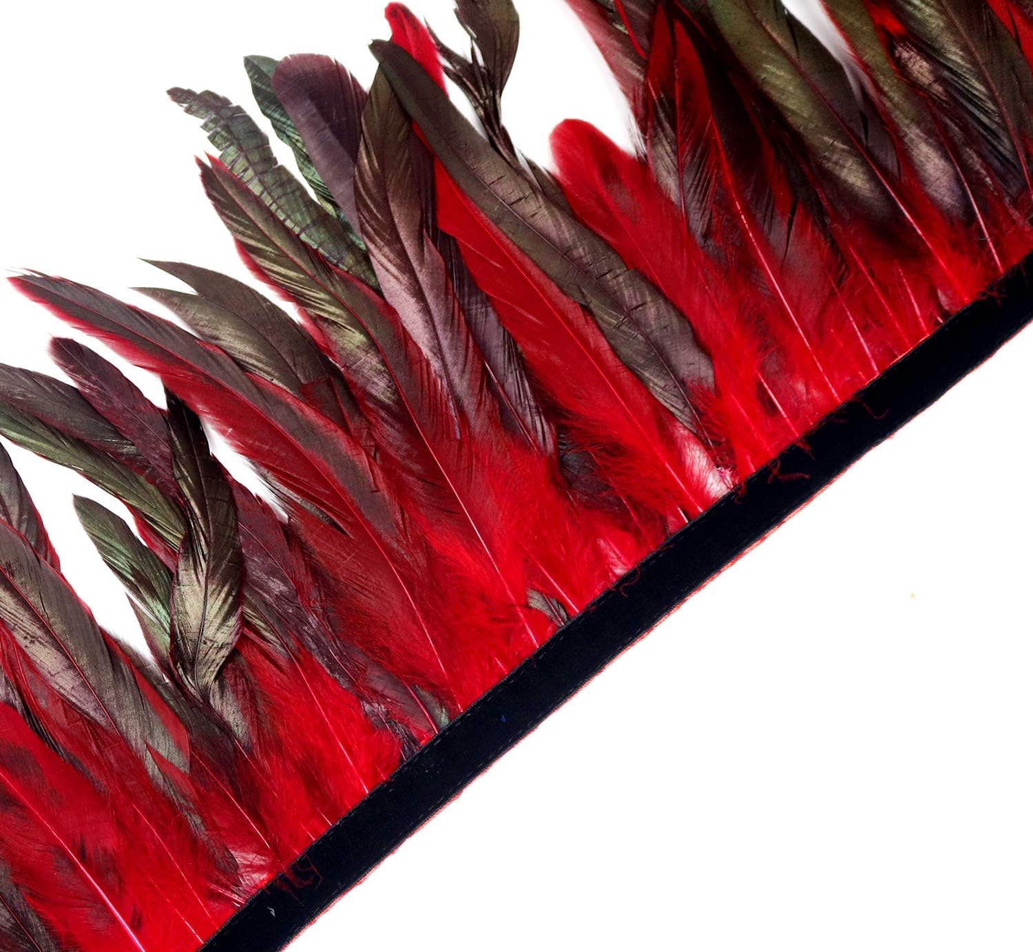 L'VOW Feather Boa Ribbon Punk Gothic Shawl Crow Witch Costume for Halloween - Image 7