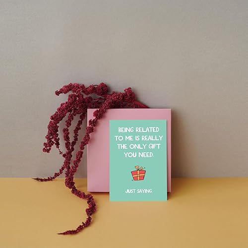 Miniatura 4 de Divertida tarjeta de cumpleaños para hermana hermano, tarjeta de broma para ella él, tarjeta de cumpleaños humorística para miembros de la familia,