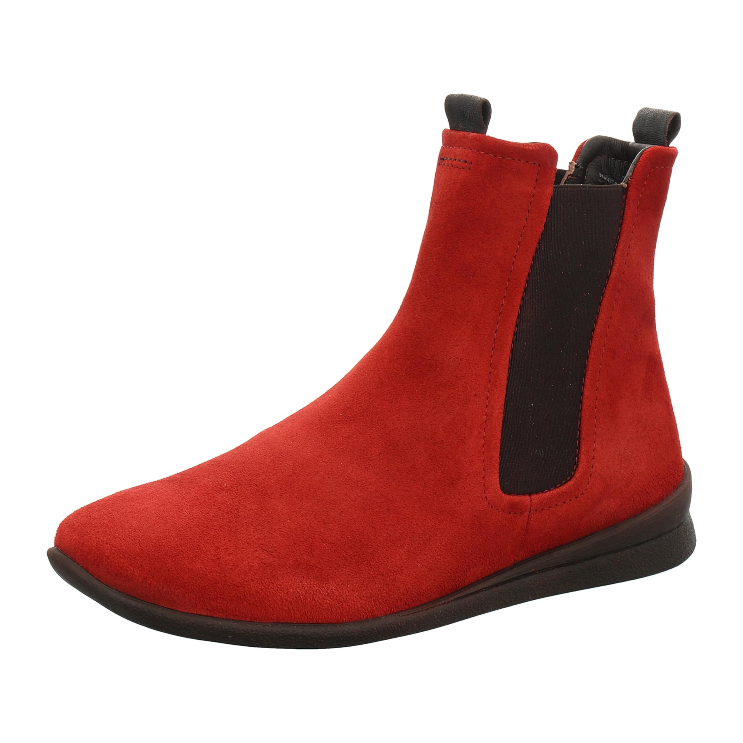 THINK! Women's Spuat Sustainable, Leather Lined Chelsea Boots, 5000 Fragola Estate, 41.5 EU