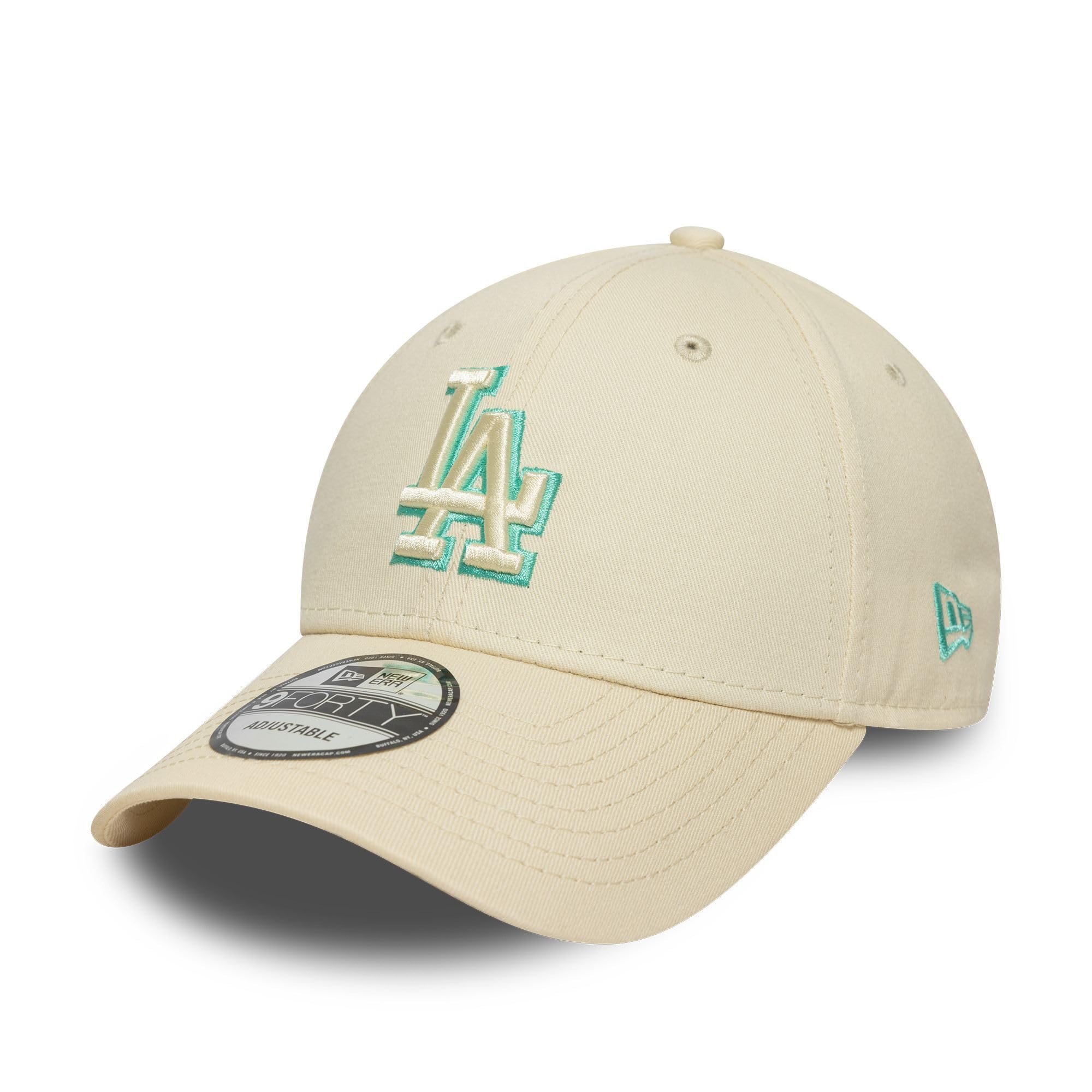New Era Los Angeles Dodgers 9Forty Cap Beige Neon Outline