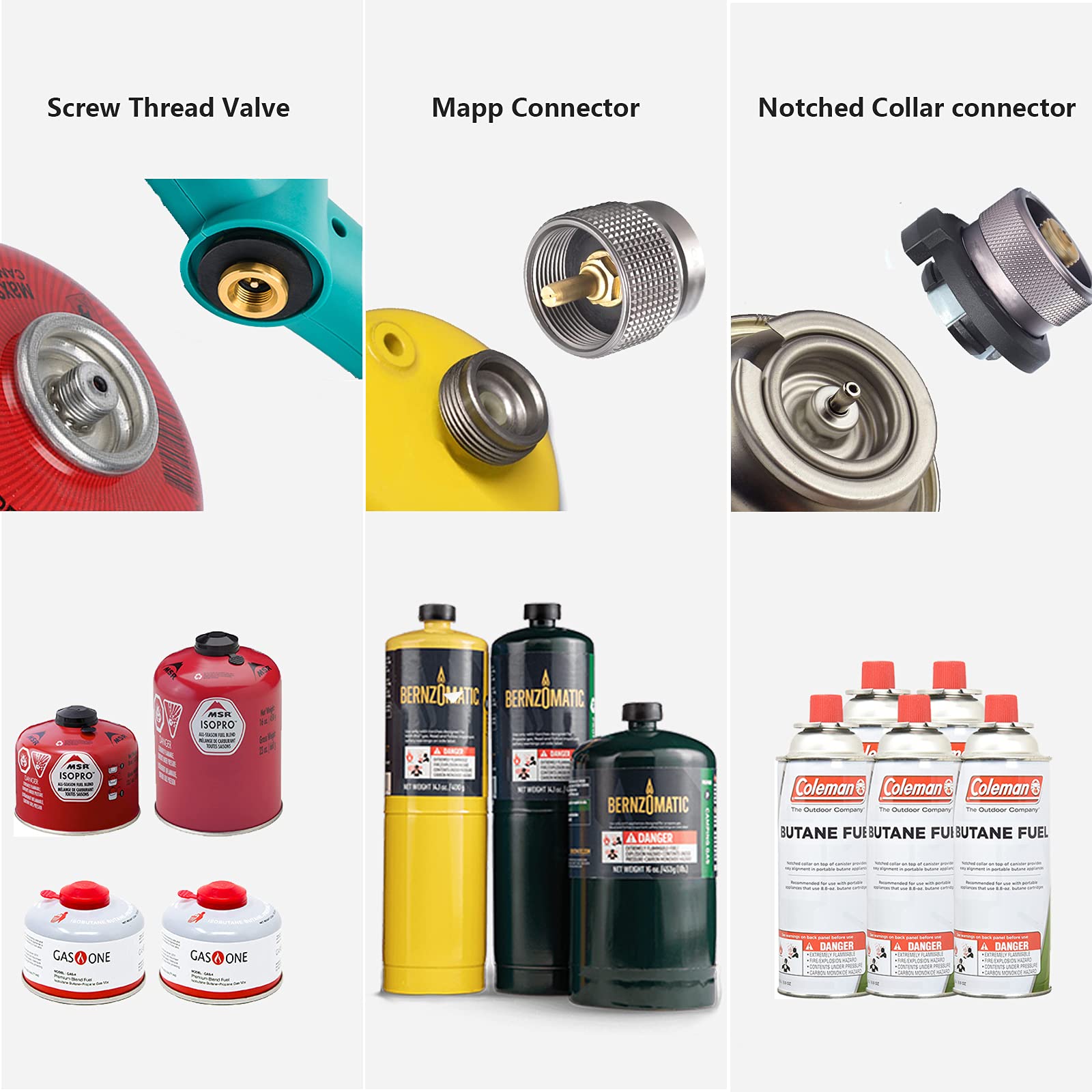 Buy Kitchen Blow Torch for Cooking, Grill Gun Sous Vide Torch Fit All