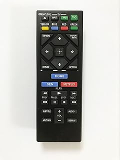 Uso de controle remoto de substituição para BDP-S6200 BD-BX370 BDP-S2200 BDP-S2500 Sony Blu-ray Disc Player