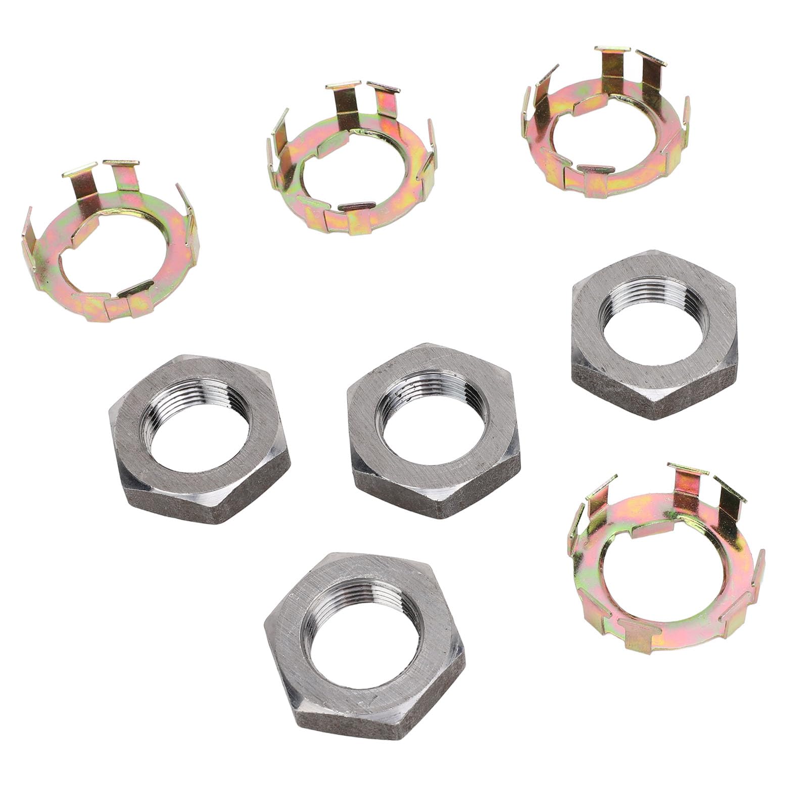 Metalowy element ustalający nakrętki wrzeciona koła przyczepy Łatwy montaż Solidny element ustalający nakrętki osi koła dla osi od 2K do 7K