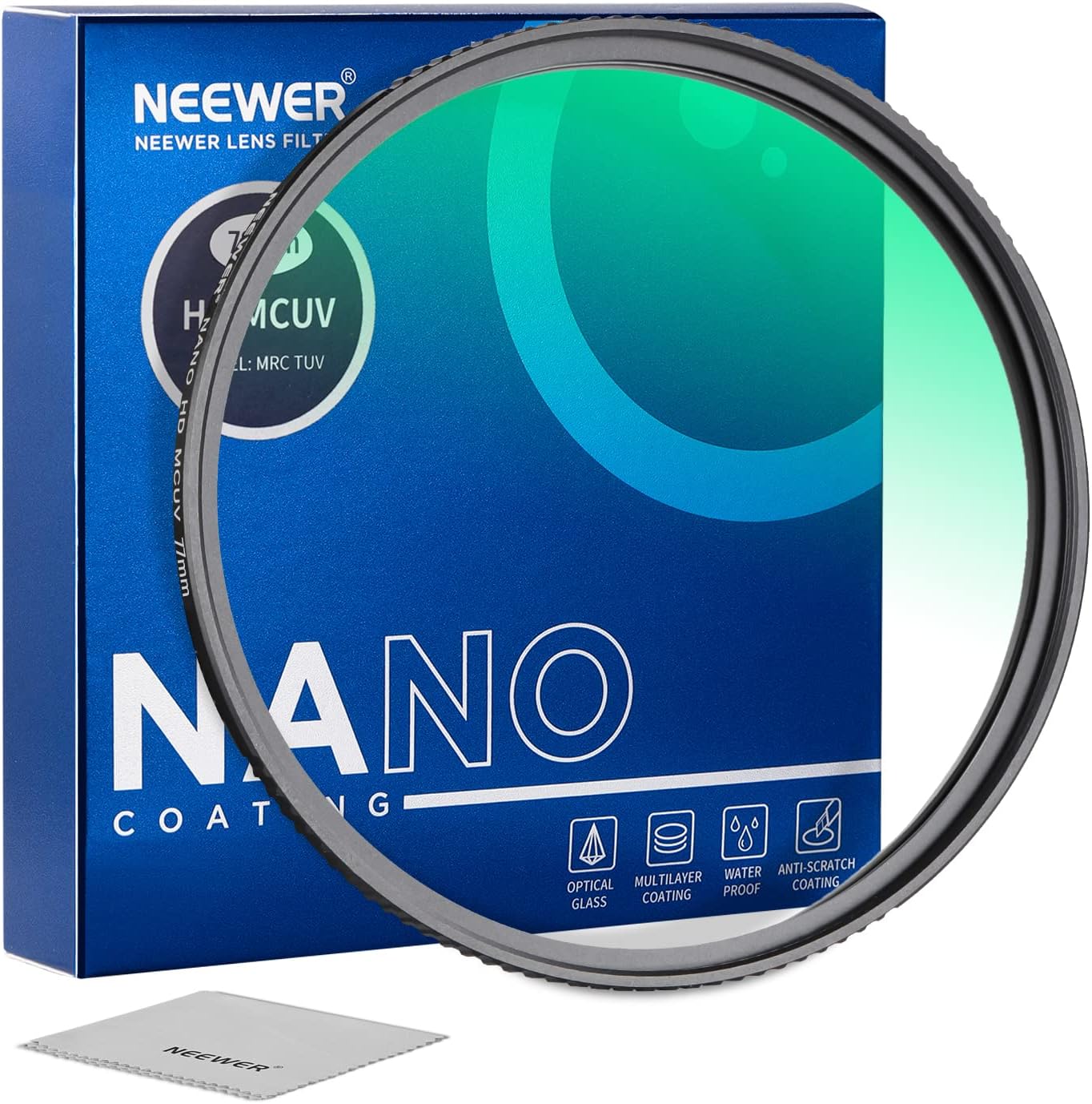 NEEWER 77mm UV Filter, Ultra Slim UV Protection 77mm