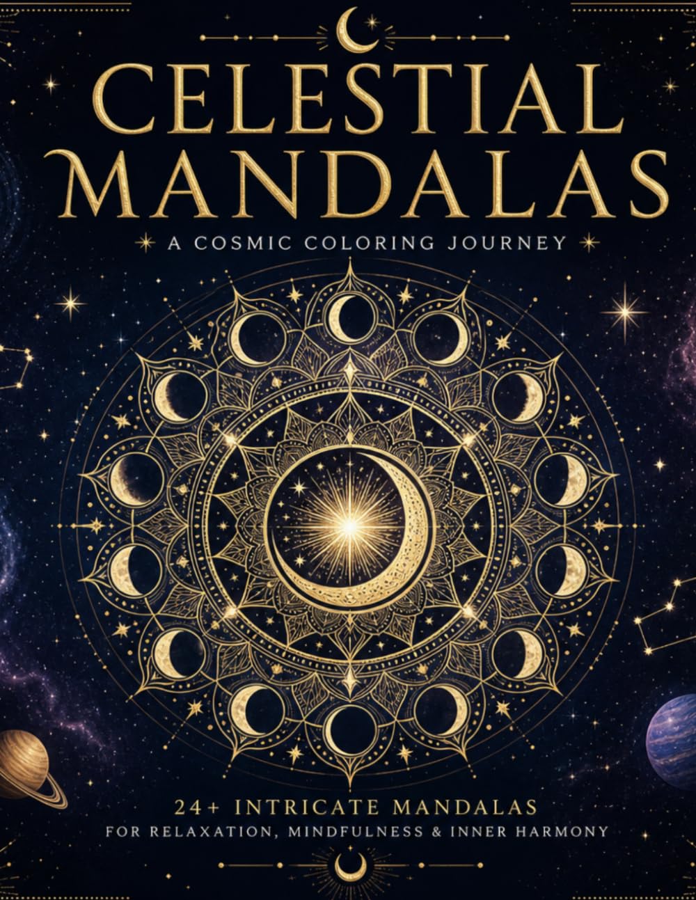 Celestial Mandalas: Coloring Book from the Calming Cosmos