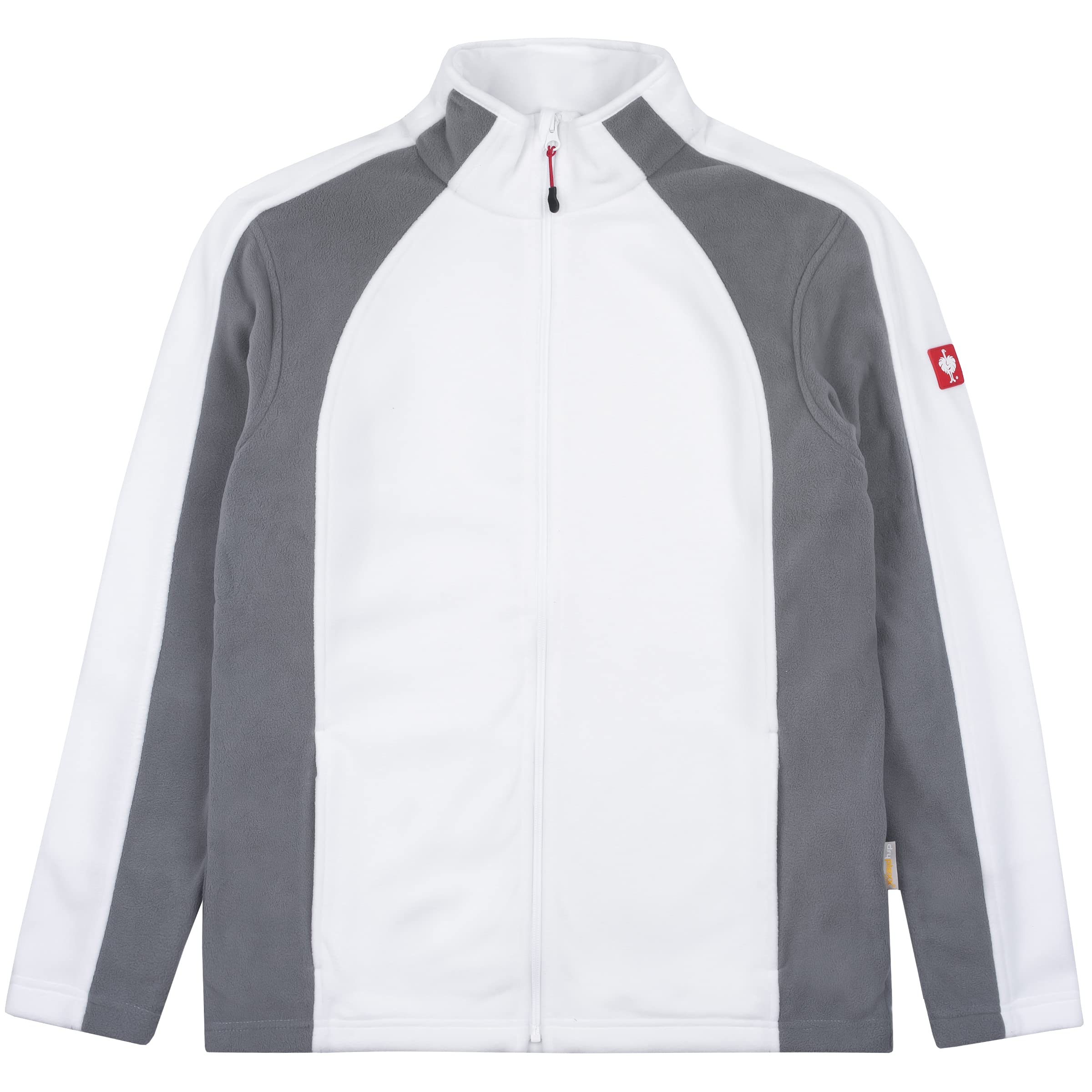 Engelbert Strauss Men's Fleece Jacket Dryplexx, White, M