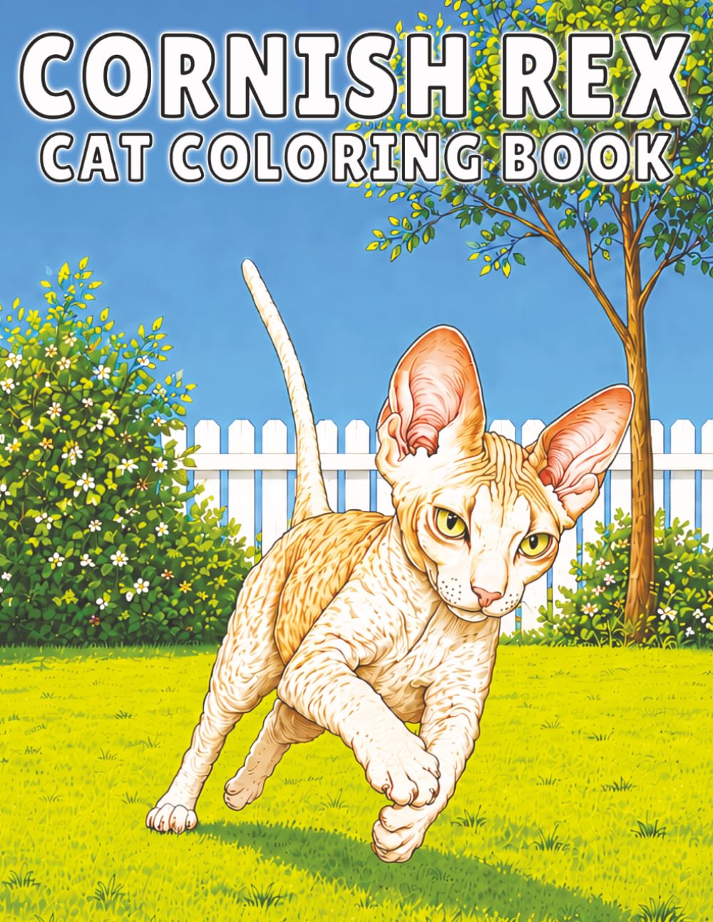 Cornish Rex: Relaxing Coloring Book Featuring Playful Cats, Cozy Everyday Moments, Graceful Adventures, and Creative Stress Relief for Cat Lovers (My Cute Cats Collection)