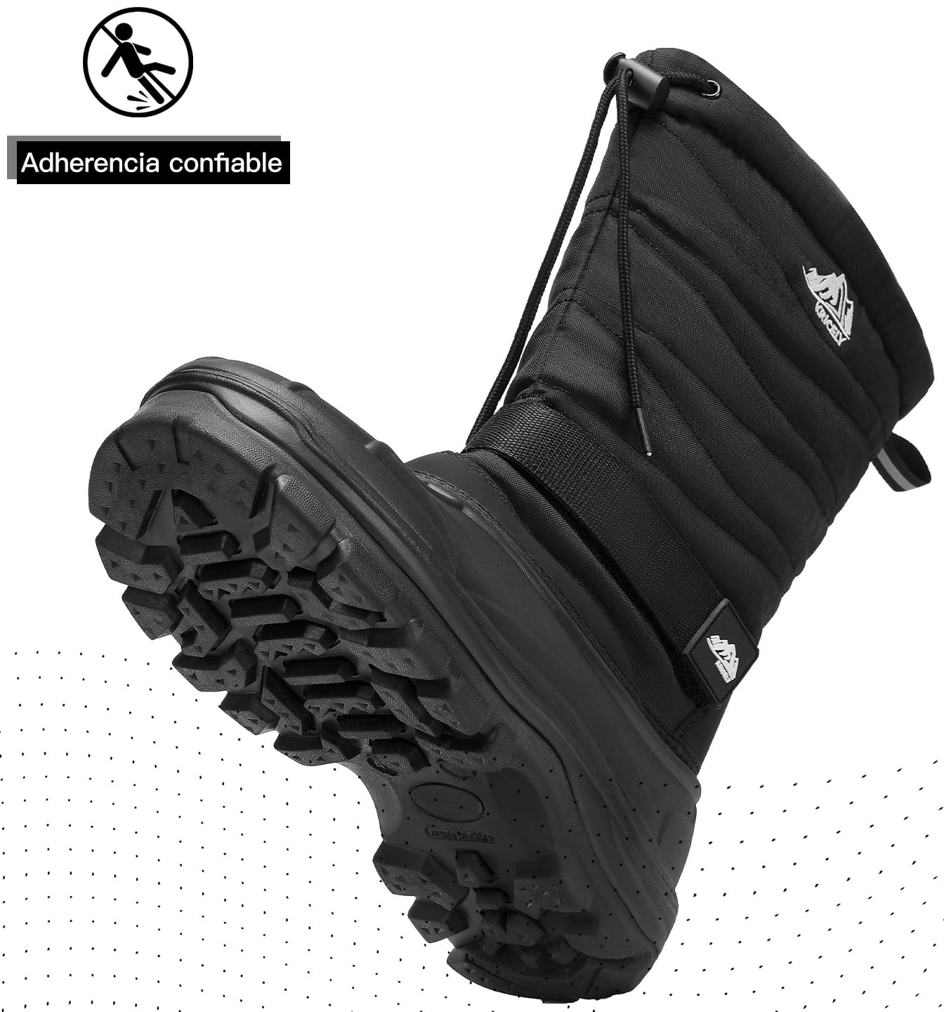 Kricely Botas de Nieve Impermeables Hombre Mujer Trekking Zapatos