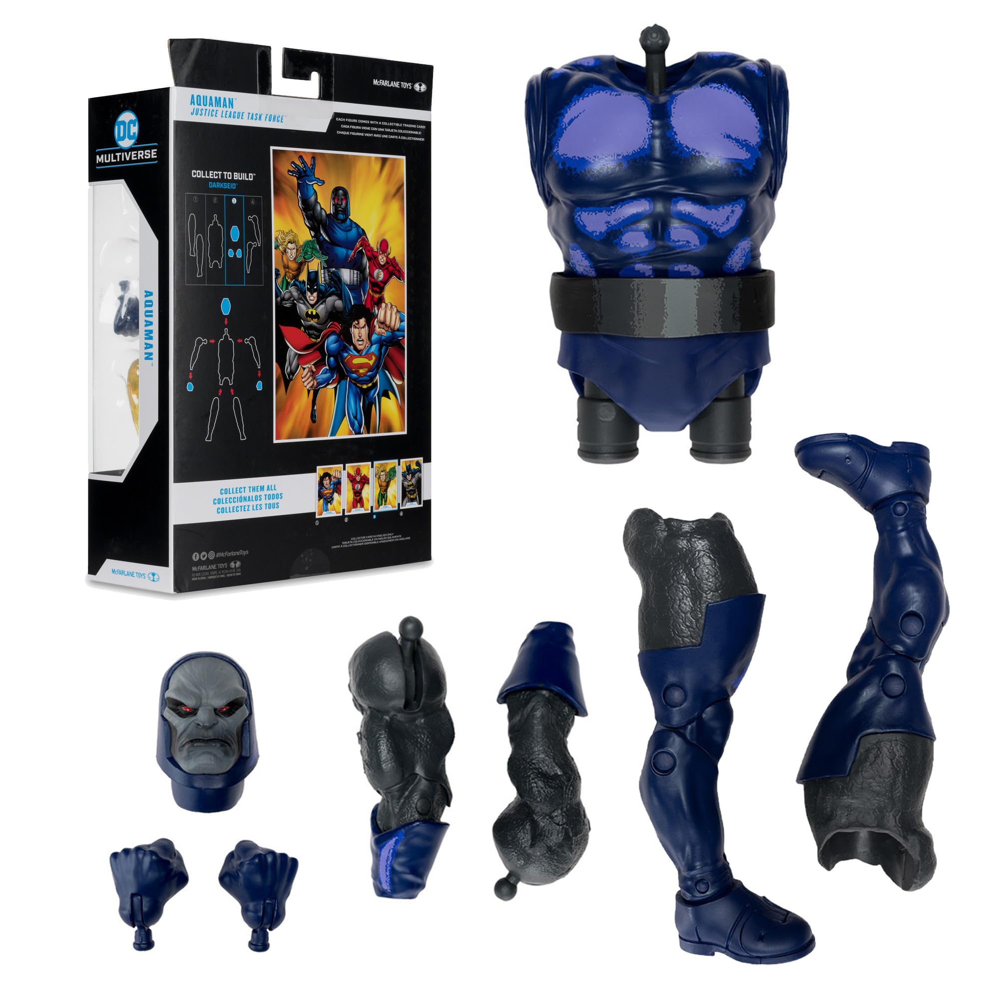 ジャスティスリーグ 7パック アクションフィギュアセット　dcマルチバース DCマルチバース/ ゲーム版ジャスティスリーグ: 7インチ