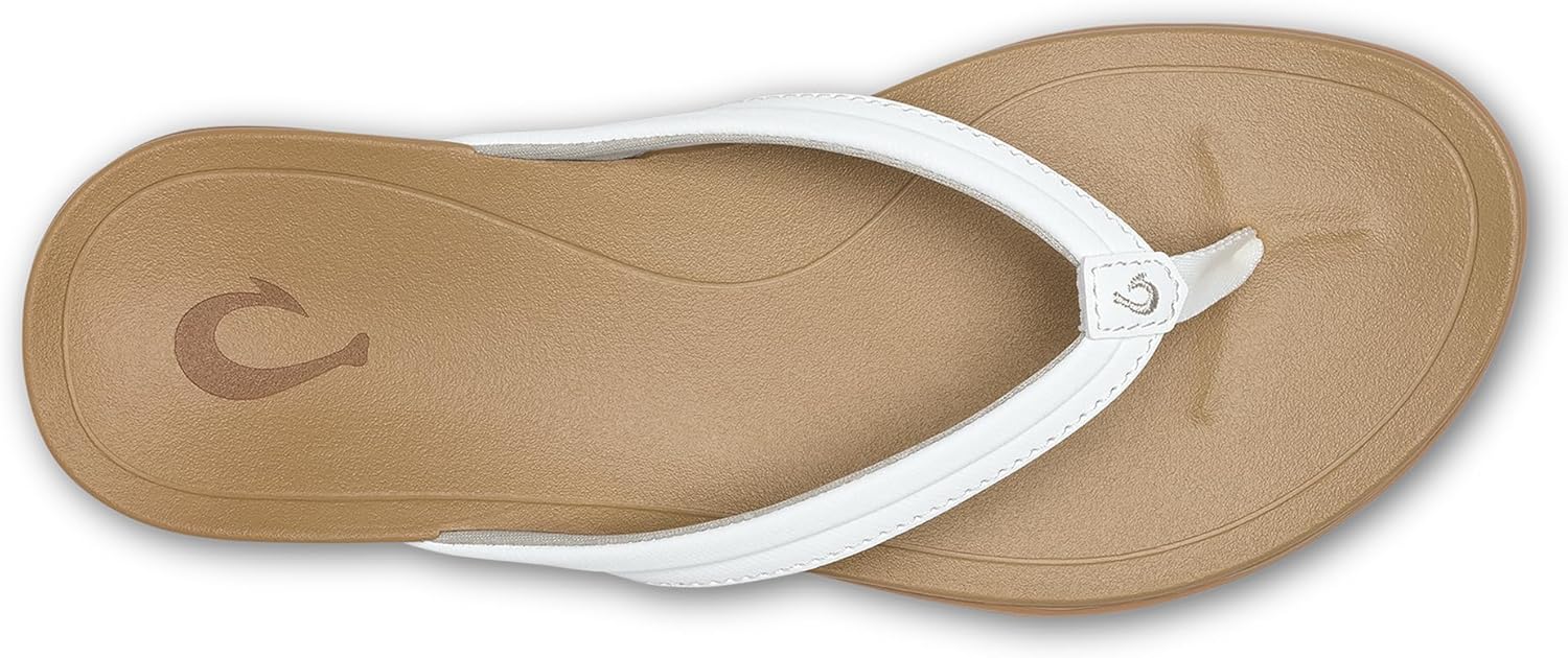 OLUKAI Ho'opio Malua Women's Water Friendly Sandals, Flip Flops for Beach & Everyday, Arch Support & Comfort Fit - Image 5