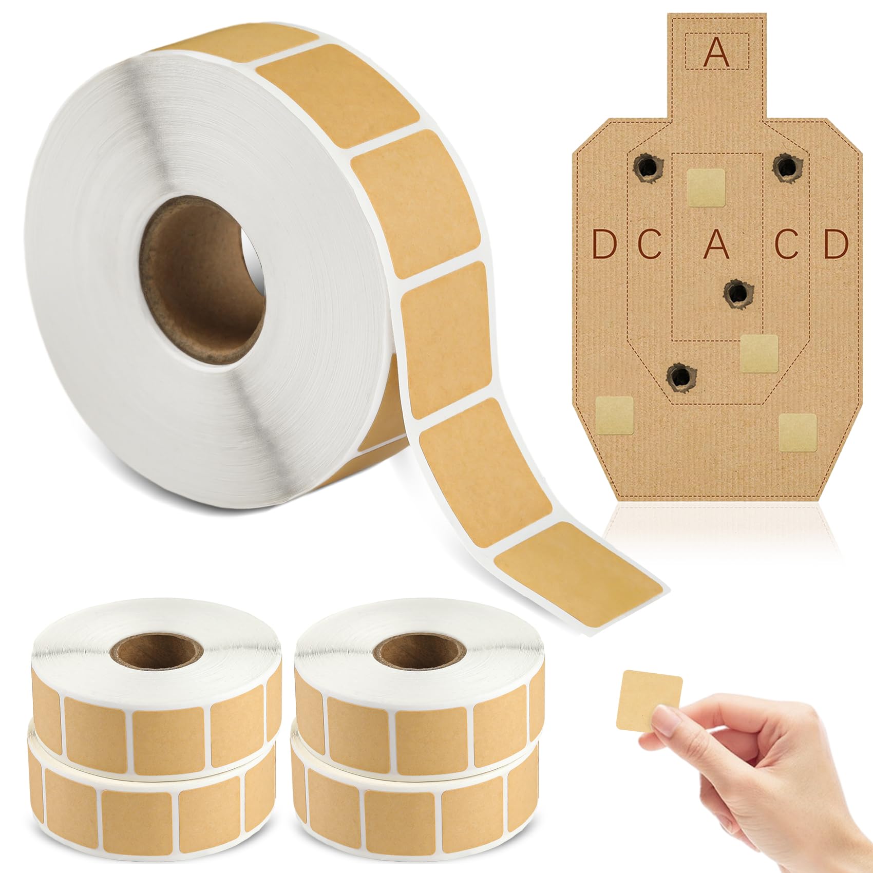 Practice Target Stickers 4000pcs Target Stickers - 0.87in Square ...