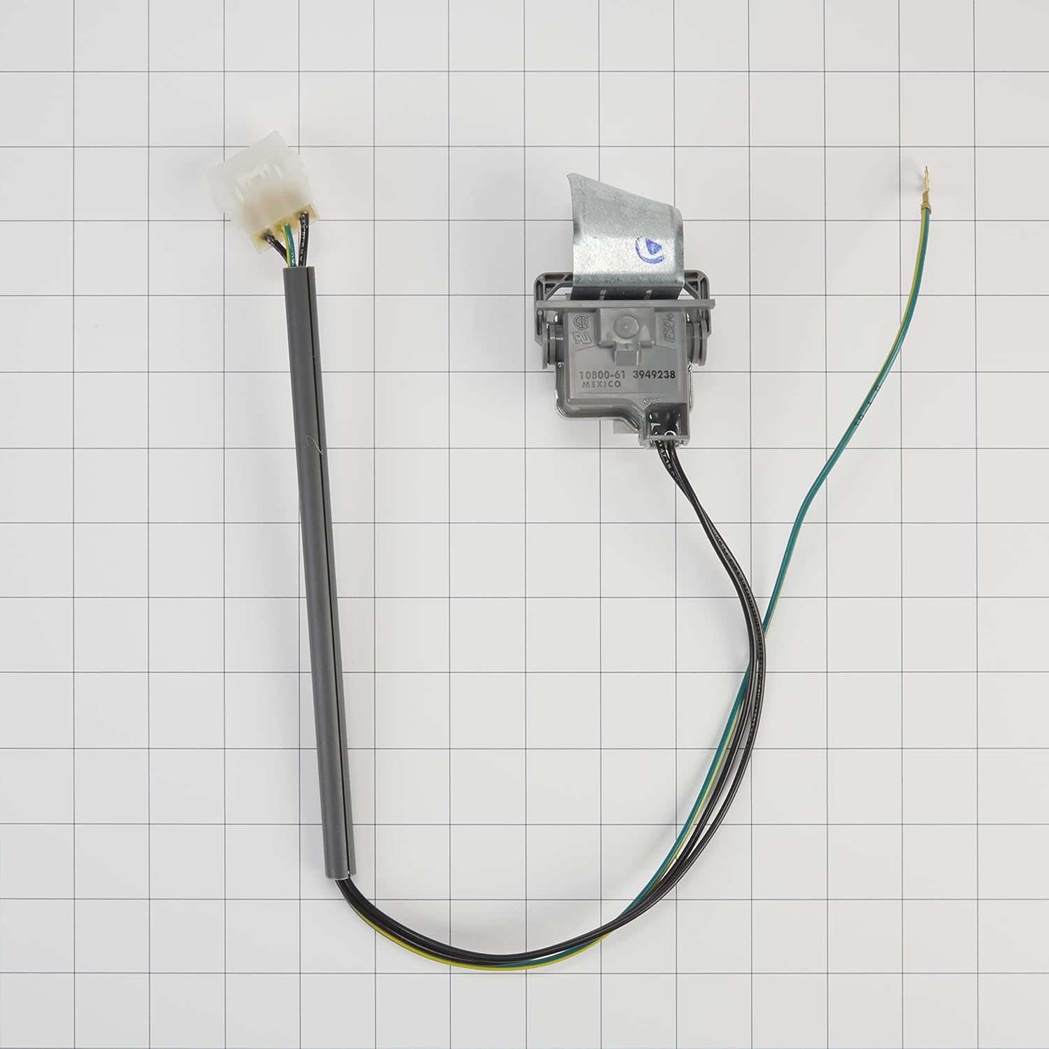 Whirlpool WP3949238 Genuine OEM Top Load Washer Lid Switch Assembly Replacement Part - Replaces 3949238