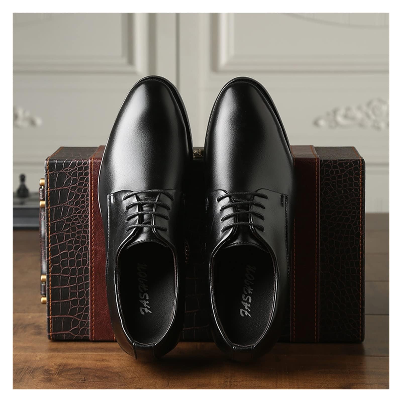 Herren Anzug Schuhe Business Oxfords Leder Schnürer Brogues Für Hochzeit Büro Formell