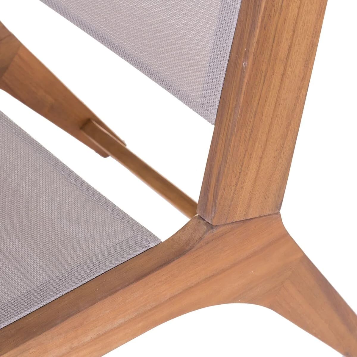 BigBuy Home Silla de Jardín Nina 50 x 64 x 75 cm Beige Acacia