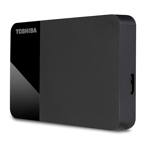 TOSHIBA 4TB Canvio Ready – 2,5-Zoll Portable Externe Festplatte mit SuperSpeed USB 3.2 Gen 1, kompatibel mit Microsoft Windows 7, 8 und 10, Schwarz (HDTP340EK3CA) - Canvio Ready - 4TB