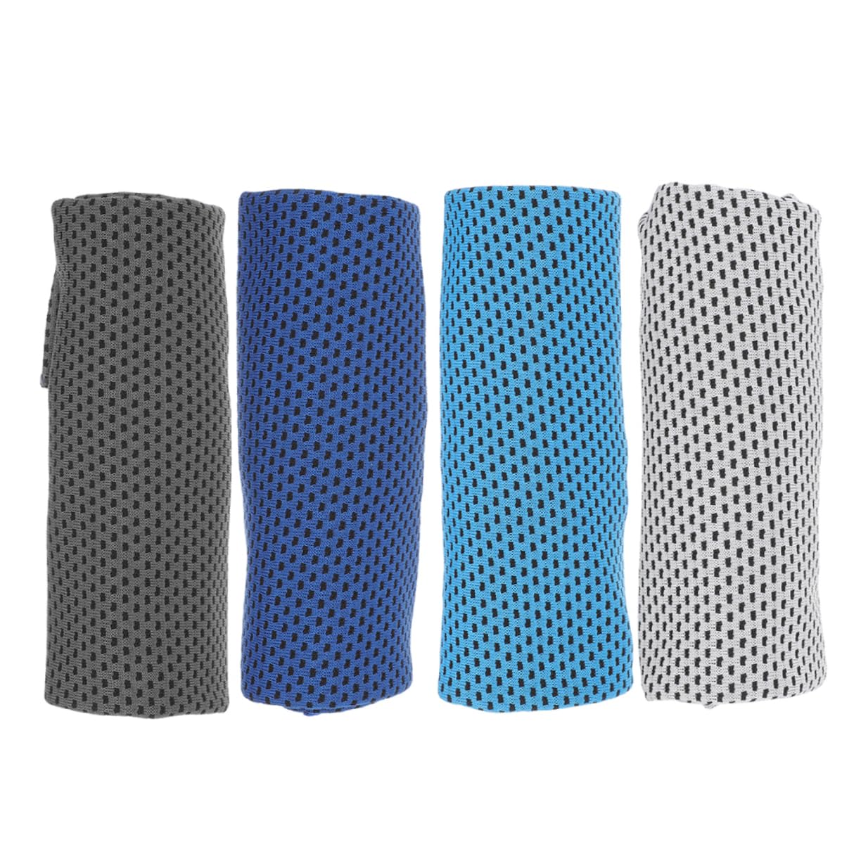 Sosoport 16stücke Kühlendes Sporthandtuch Ultraweiche Mikrofaser Für Fitness Yoga Und Outdoor-aktivitäten Schnelltrocknend Und Atmungsaktiv Und Grautönen Für