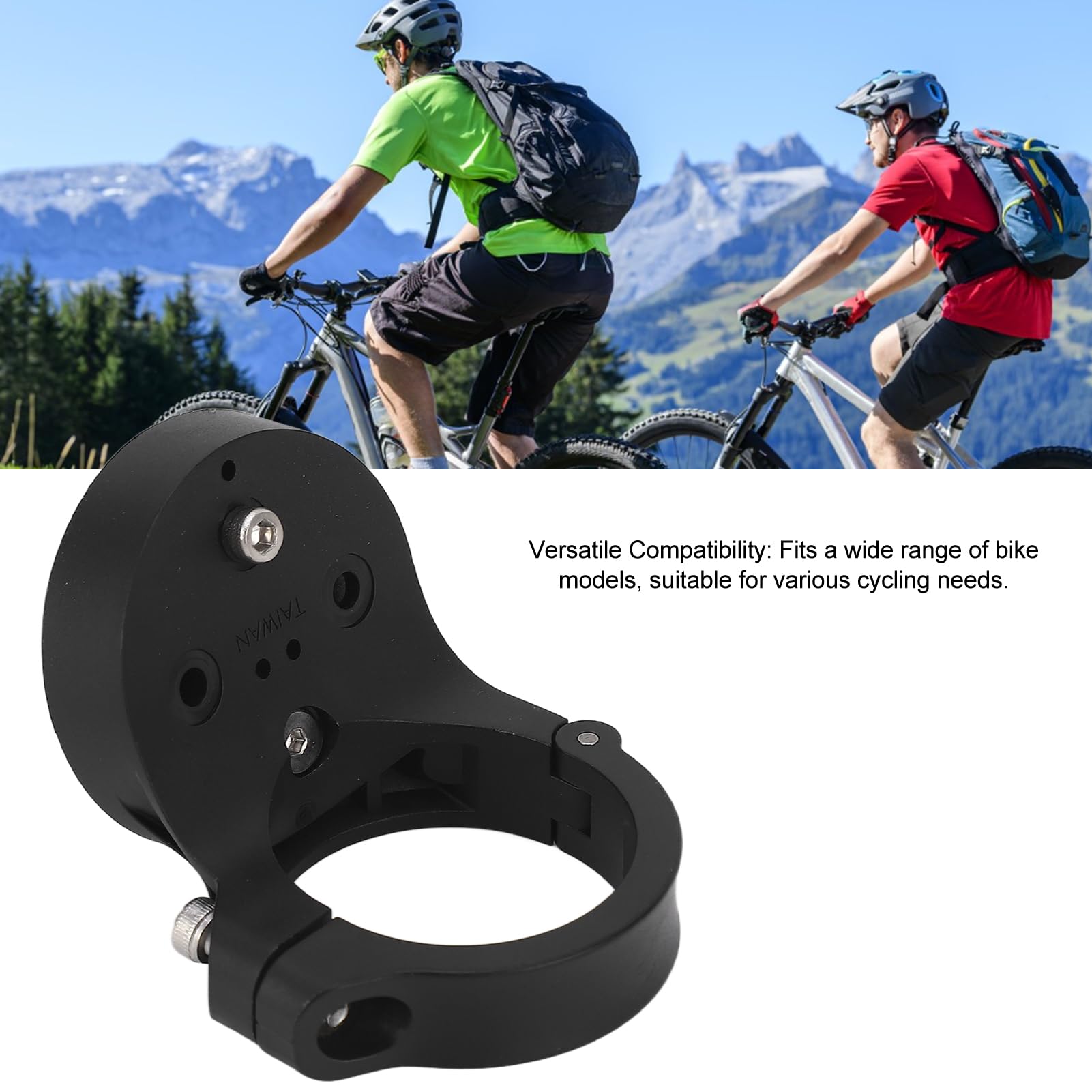 Acouto Staffa per Fanale Posteriore per Bici, Supporto in Nylon per Luce, vestibilità per Reggisella da 31,6 Mm, 30,8 Mm, 27,2, Universale per Biciclette da Strada e da Montagna