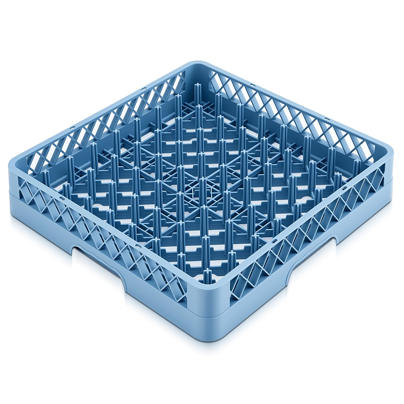 Aurelema 1 Pack Commercial Dishwasher Tray Rack, Peg Dish, Blue