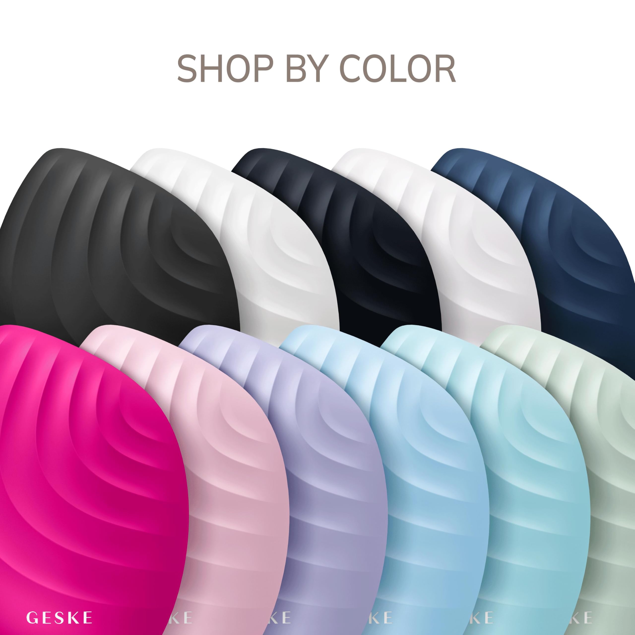 GESKE SmartAppGuided™ Cepillo facial sónico 5 en 1 | Cepillo de limpieza facial eléctrico vibrador | Cepillo de silicona suave | Limpiador facial profesional | Limpiador y exfoliante de piel |