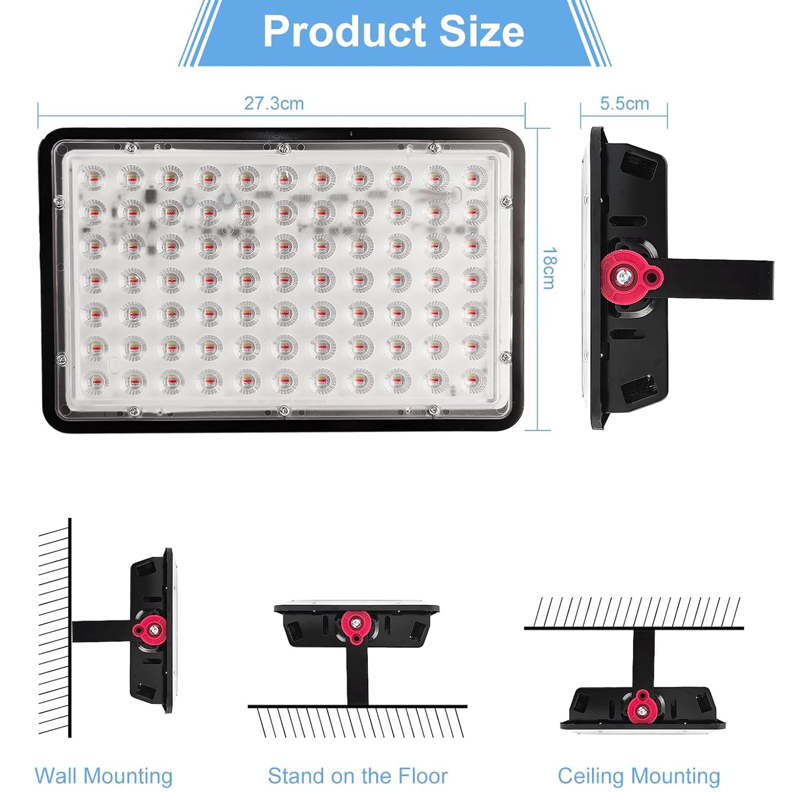 RGB LED Strahler 200W, 2 Stück Rgb-Strahlers Outdoor mit Fernsteuerung, IP66 Wasserdich Rgb-Flutlicht Farbwechsel Dimmbar Partylichter für Garten Party Halloween Baum Club Hochzeit