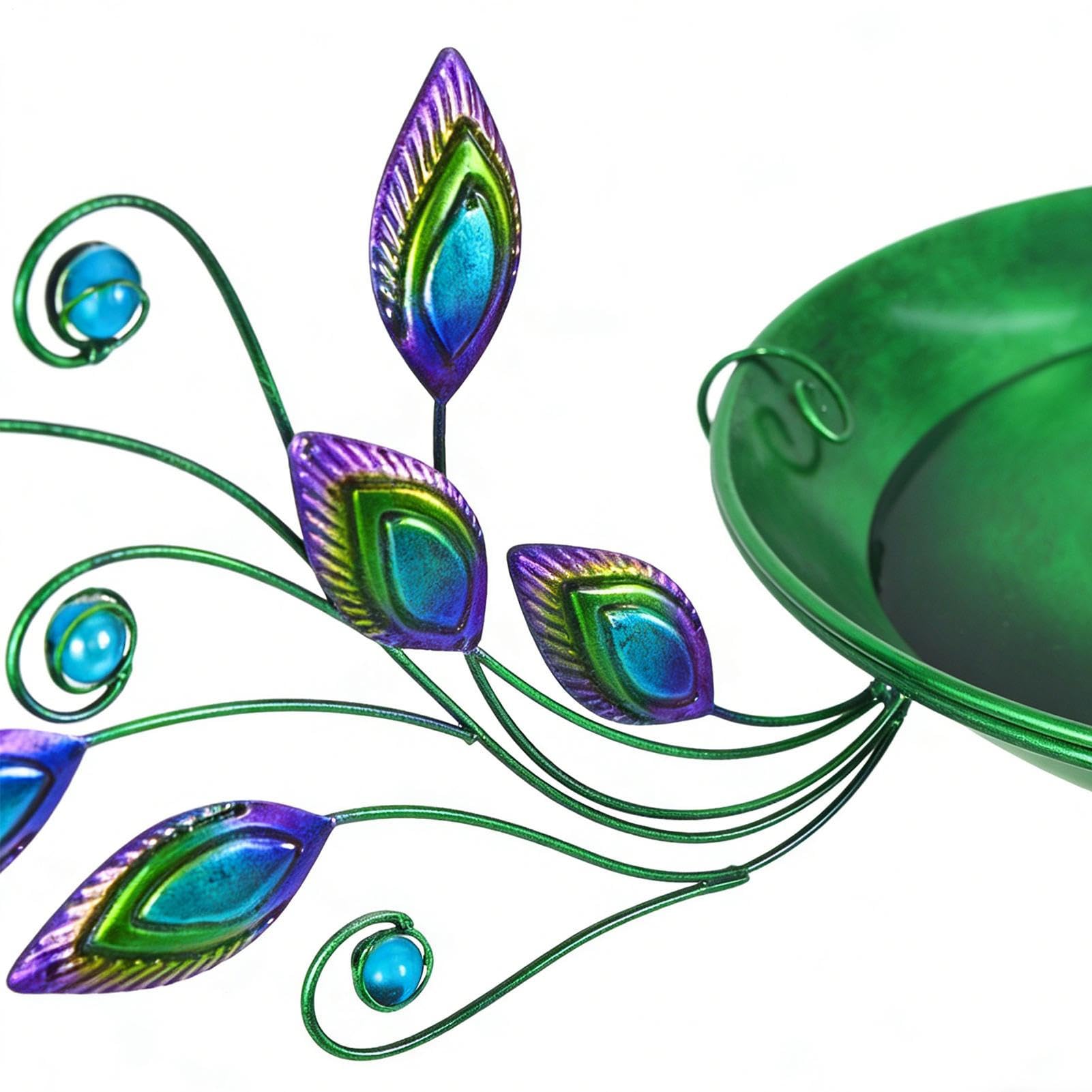 Bebedero Para Pájaros Para Exterior Bebedero Metálico con Diseño Animal | Bebedero Exterior Resistente A La Intemperie Para Terraza Jardín Balcón Césped Decoración Estanque Y Deck Para Colibríes
