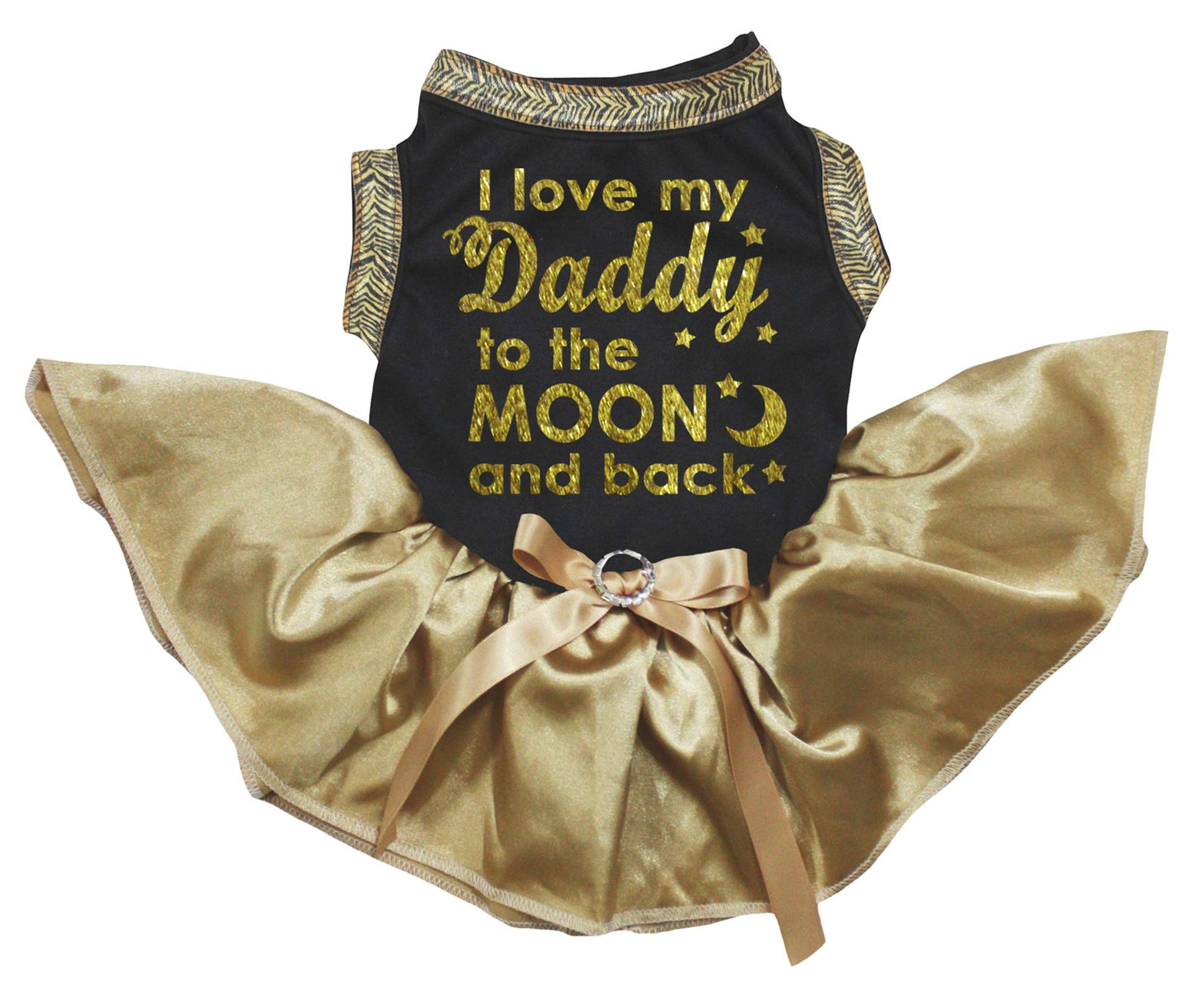 Robe pour chien en satin noir idéale pour les sorties urbaines