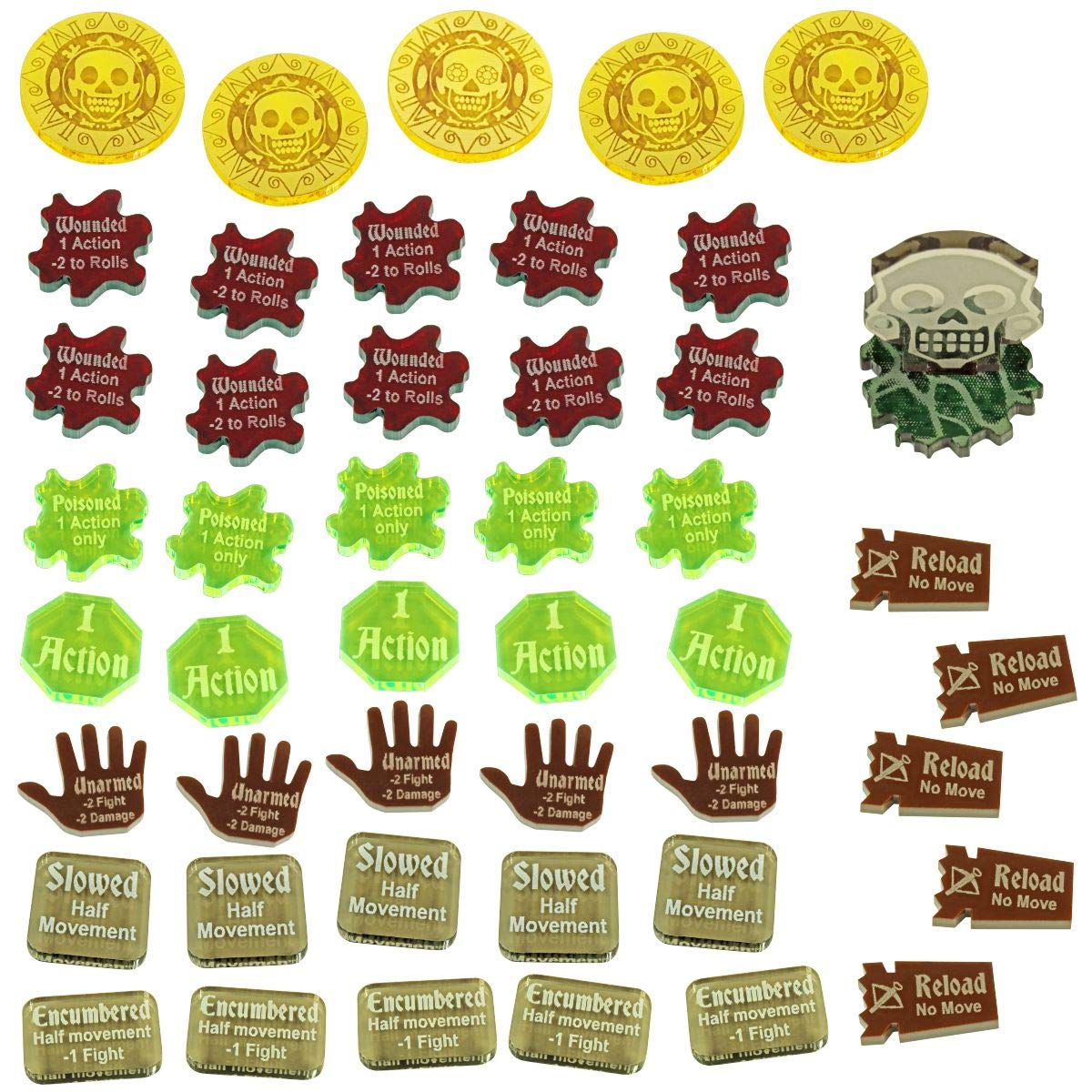 Game Upgrade Set Compatible with Ghost Archipelago, Multi-Color (46)