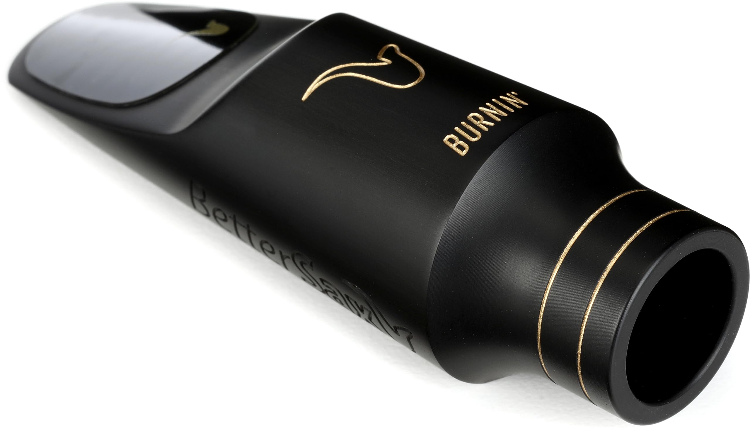 BetterSax Burnin' Mundstück für Altsaxophon, Größe 6, 0,2 cm Spitzenöffnung, präzise verarbeitet für außergewöhnlichen Klang und mühelose Spielbarkeit. Perfekt für Jazz, Big Band und zeitgenössische