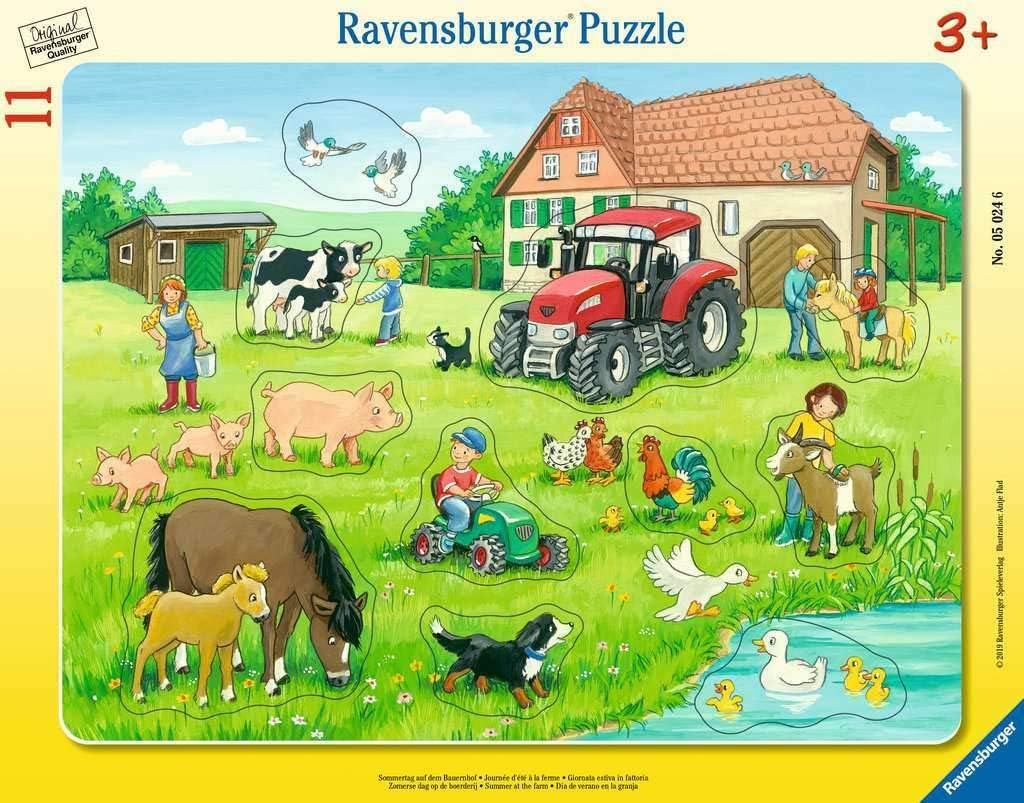 Ravensburger 05024 Sommertag auf dem Bauernhof Summer Day at The Farm