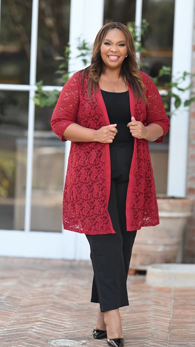 Agnes Orinda Plus Size Cardigans for Women Lace Cardigan