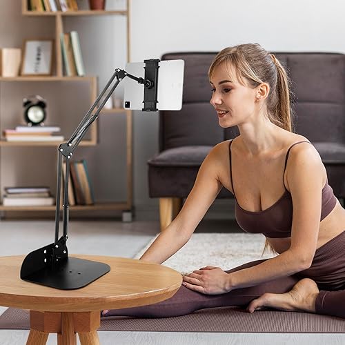 Miniatura 6 de Soporte para tablet para cabecero de cama, sofá, escritorio, soporte ajustable de 360° para teléfono y tableta, con manos libres, cómoda
