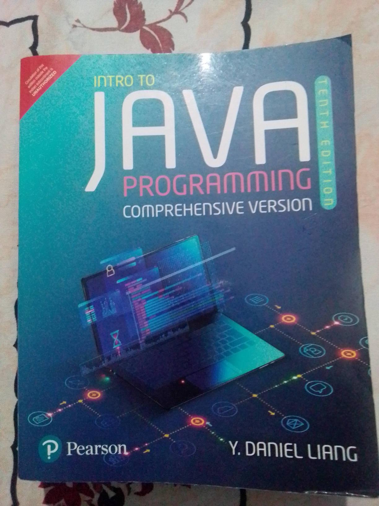 Intro to Java Programming, Comprehensive Version : Liang, Y. Daniel ...