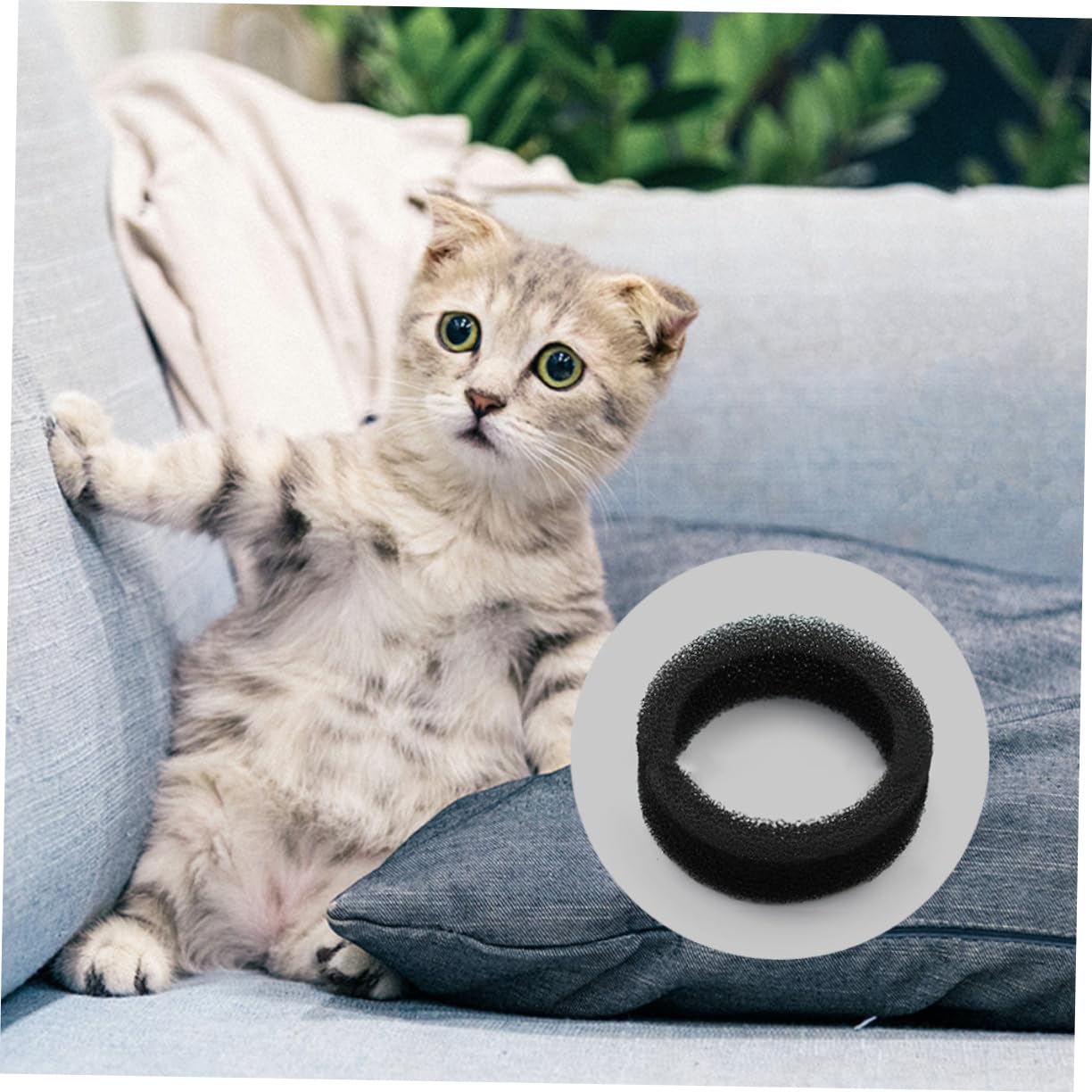 minkissy 45 filtros de acero para tinción de carbón, accesorios para fuente de agua para mascotas, filtro de fuente de agua para perros, filtro de espuma para de gato, dispensador de