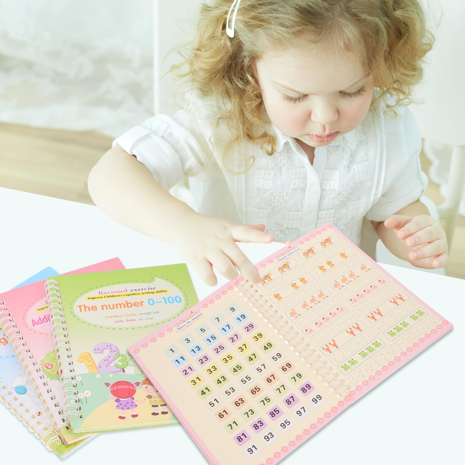 Livre D'écriture Rainurée 1 Set, Papier et Fer, Entraînement