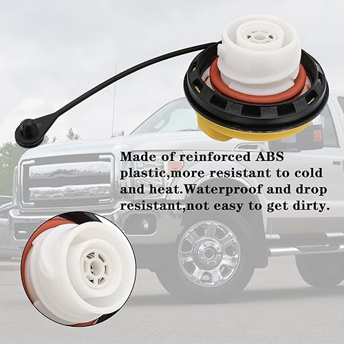 Miniatura 5 de Tapa de gasolina E85 V8 6.2L HC3Z-9030-C FC1090 para Ford F-150 F-250 F-350 F-450 F-550 Super Duty Freestyle Five Hundred Crown Victoria, Lincoln