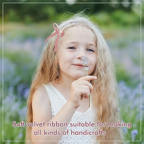 Miniatura 157 de Chuangdi 3/8 pulgadas, 60 yardas, cinta de terciopelo azul verde azulado de Navidad, cintas anchas de terciopelo vintage para adornos de árbol