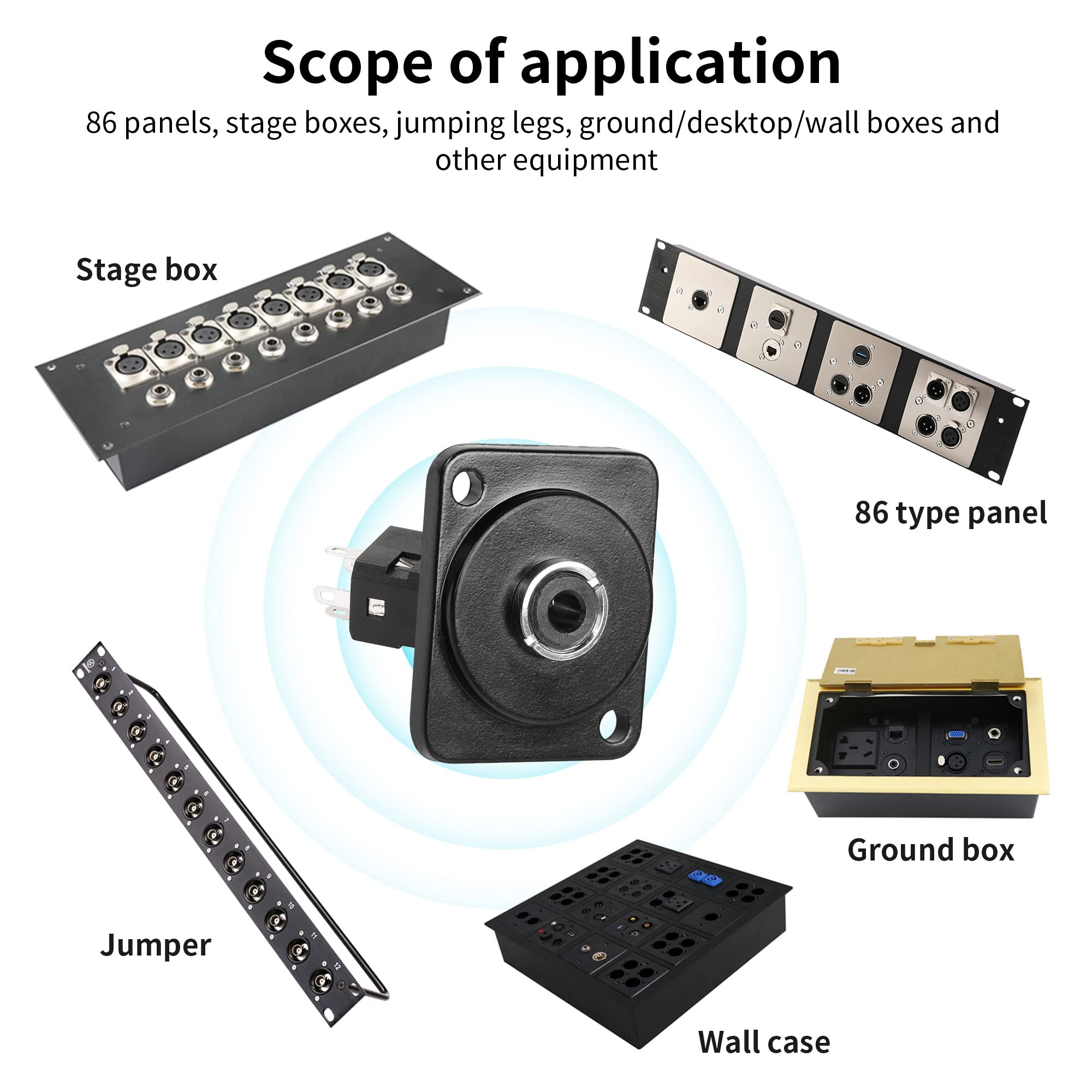 Amazon.com: QIANRENON TRS 1/8 Solder Audio Connector Adapter - 3.5