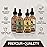 Striking Viking Beard Oil for Men - 0.66 Fl Oz Pack of 4, Vanilla, Sandalwood, Cedarwood & Citrus - Promotes Fuller Growth with Beard Growth Oil - Cedarwood Vanilla Scents for Men