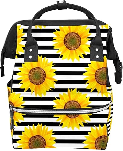 FCZ Mochila para pañales Bolsa de hombro duradera Mochila de pañales para mamá papá Mochila ligera de gran capacidad Bolsa de pañales Mochila de