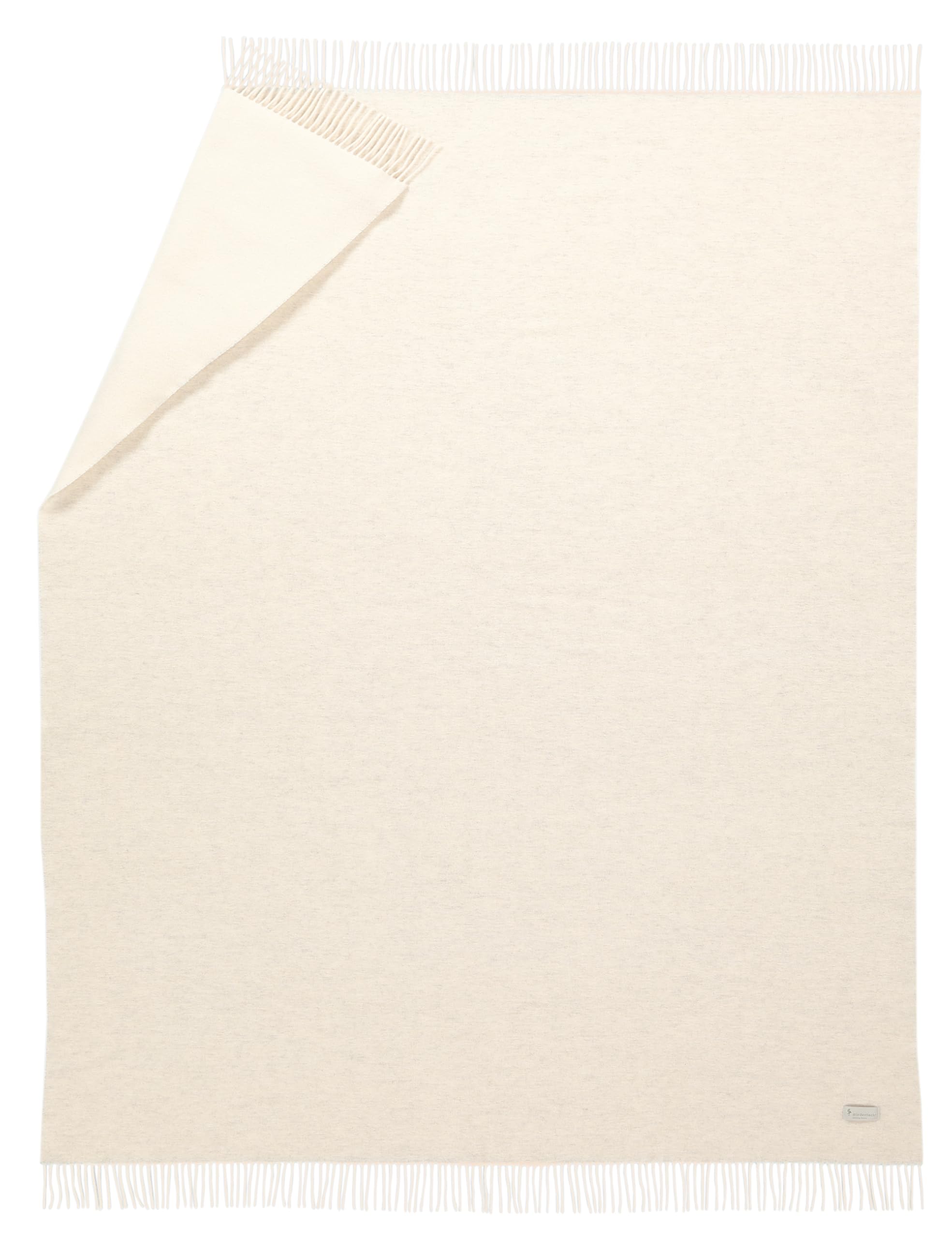 biederlack Kaschmirplaid Uni 150 x 200 cm Marmor - Stone