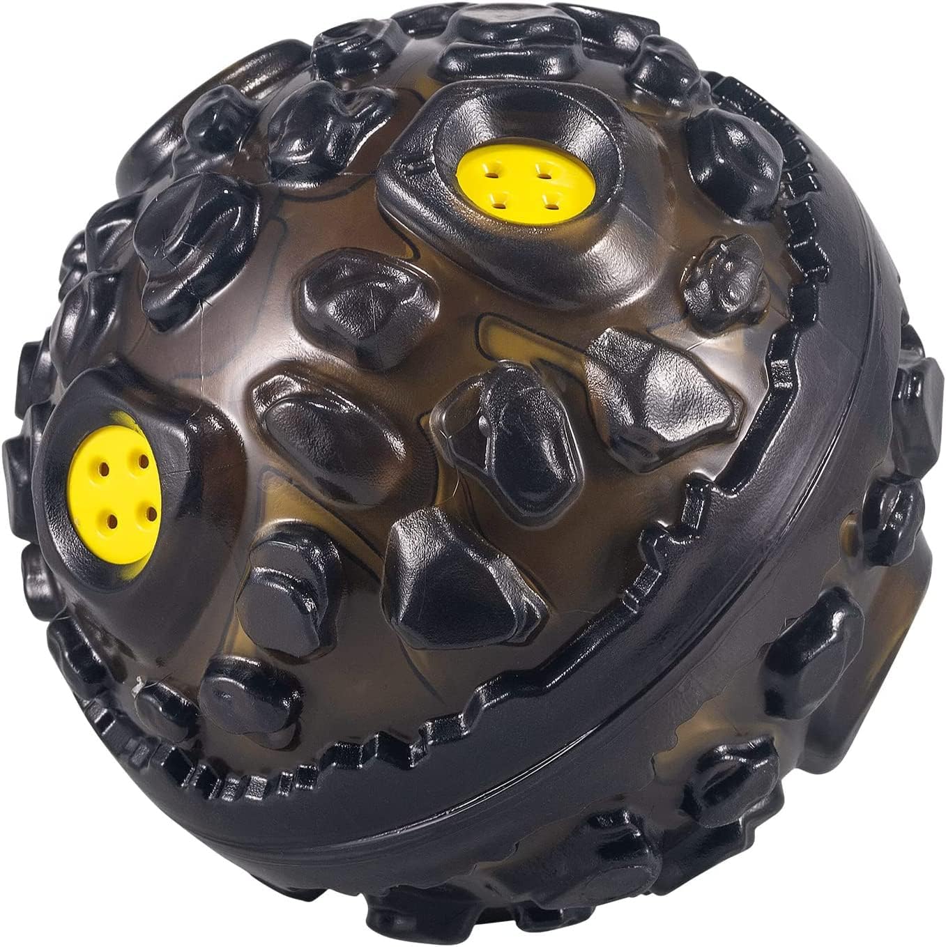 BARDEIMIES Dog Ball Toy for Aggressive Chewers Indestructible Dog Toy with Funny Squeaky When Wiggle Interactive Hard Tough