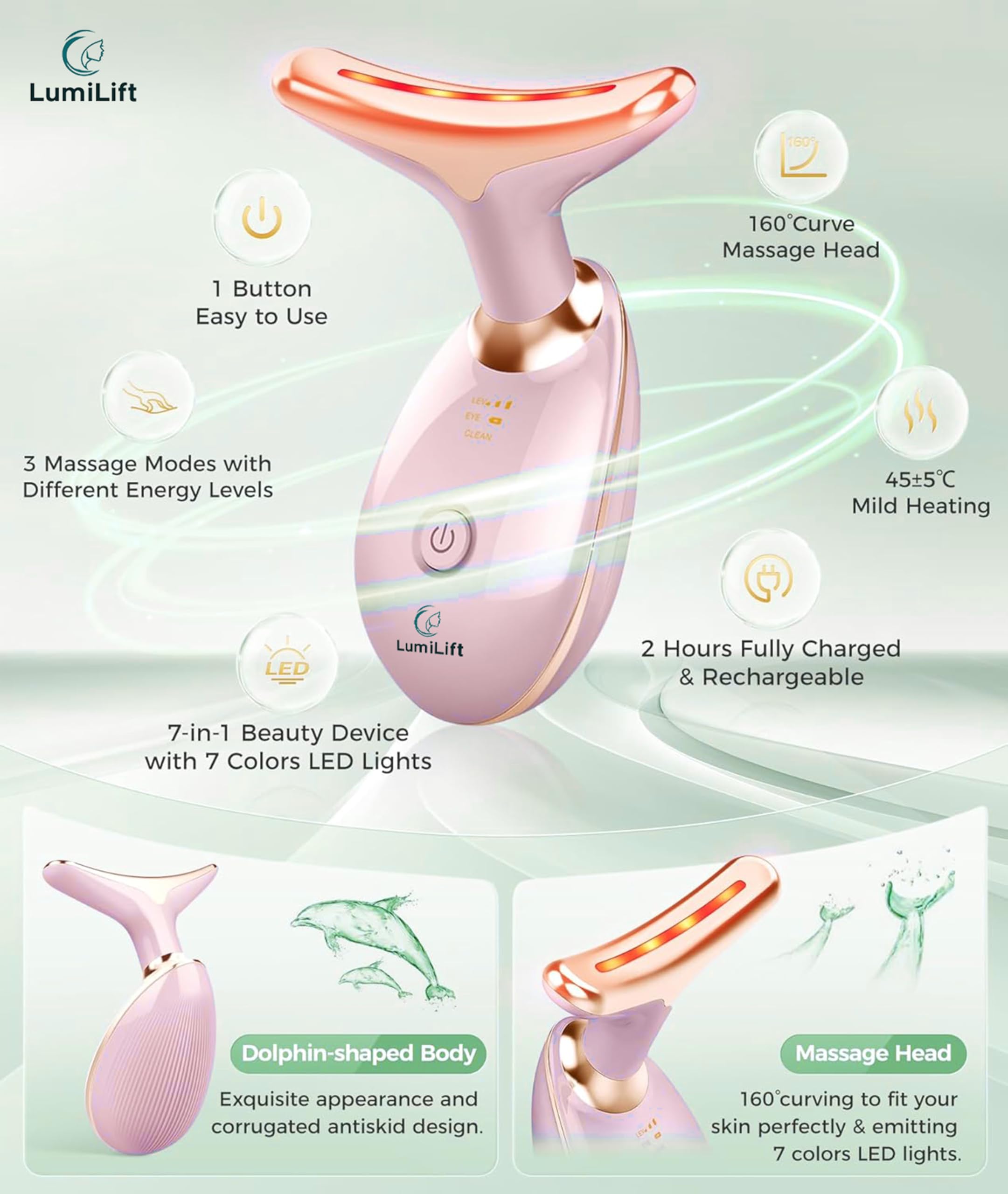 Amazon.com: LumiLift 7-in-1 Led Facial Sculptor - Face Light 